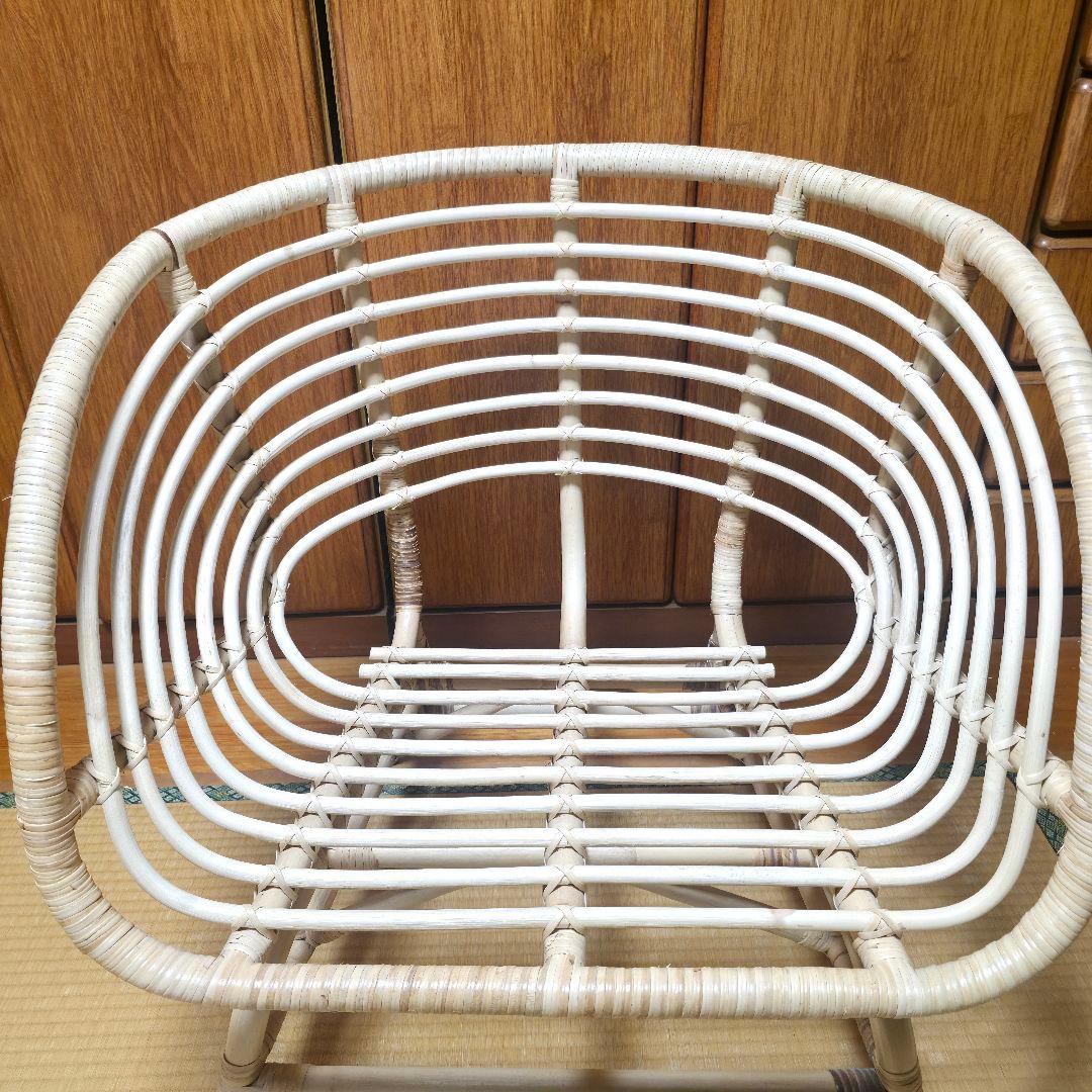 【244】イケア IKEA ラタンチェア　ブスクボー BUSKBO 【匿名配送】