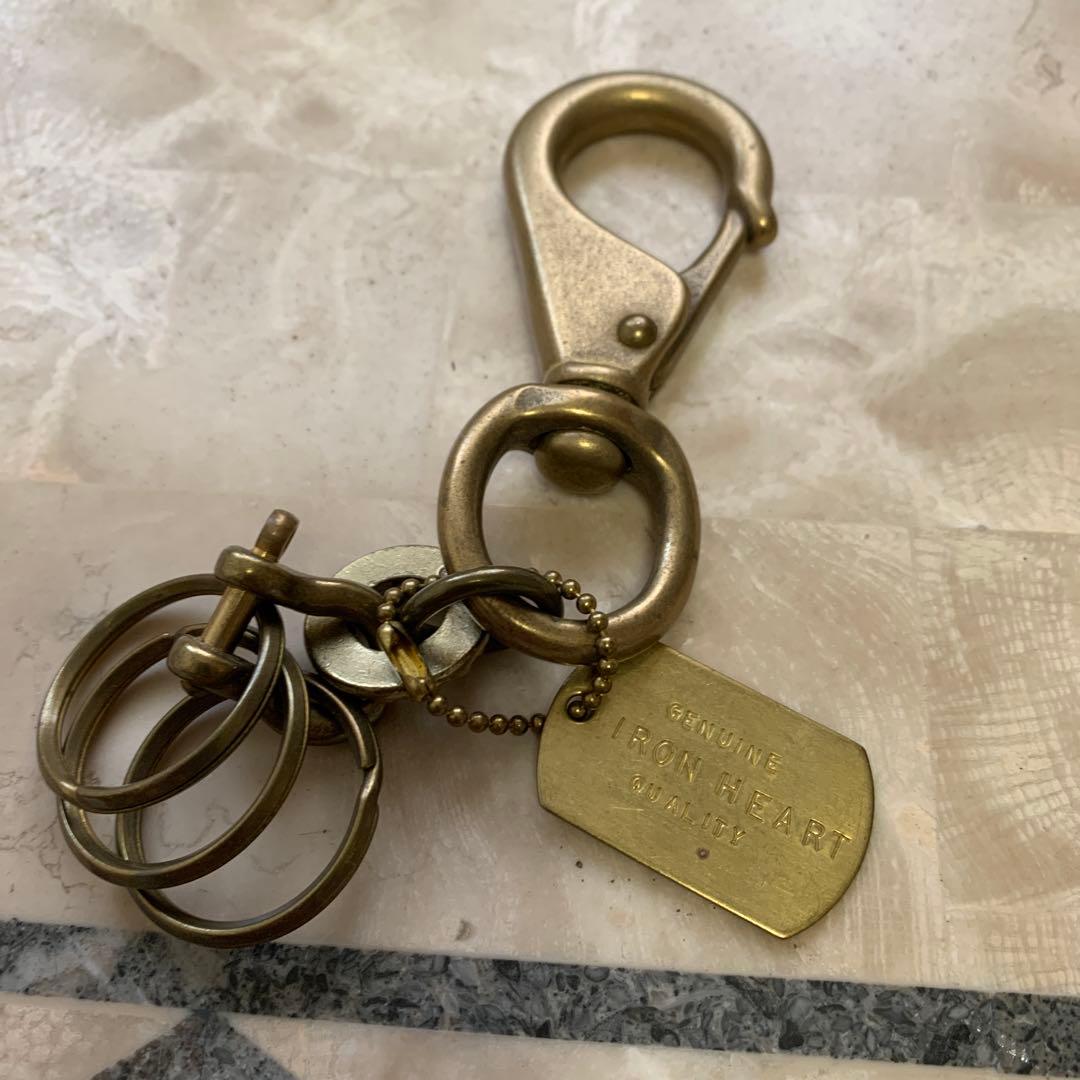 アイアン　ハート　キーリング(キーホルダー)