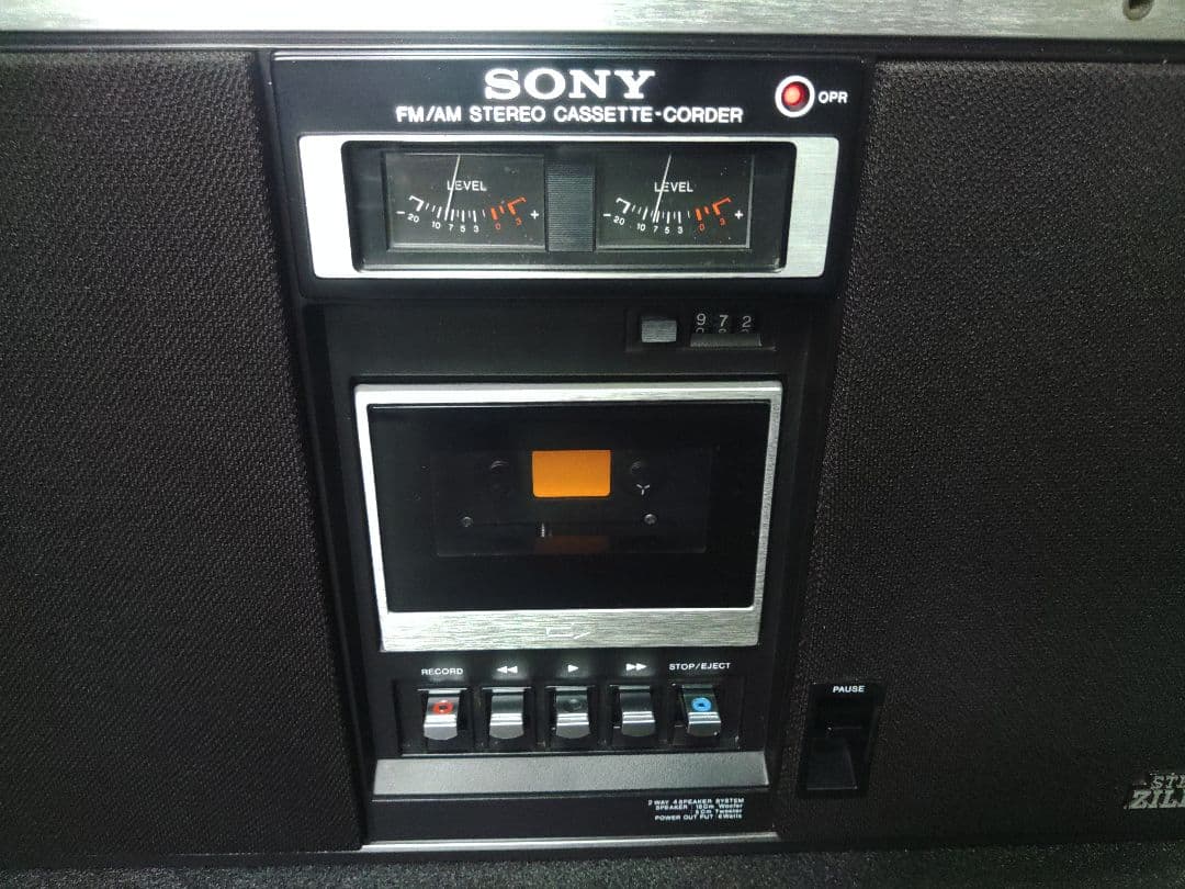 希少　良品　SONY　CF-6600　STEREO ZILBA'P　ラジカセ