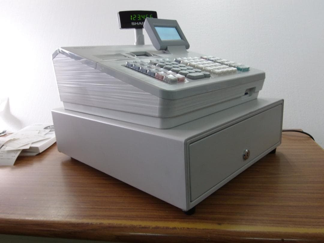 使いやすい225設定無料XE-A407W20部門シャープ　インボイスレジスター