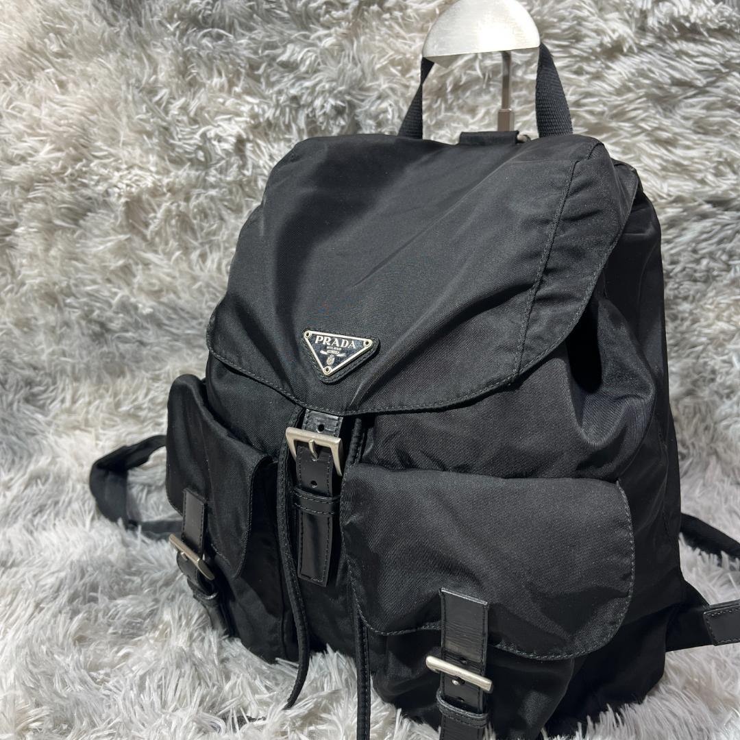 [大人気]　プラダ　ＰＲＡＤＡ　バックパック　リュック　三角ロゴ　ナイロン