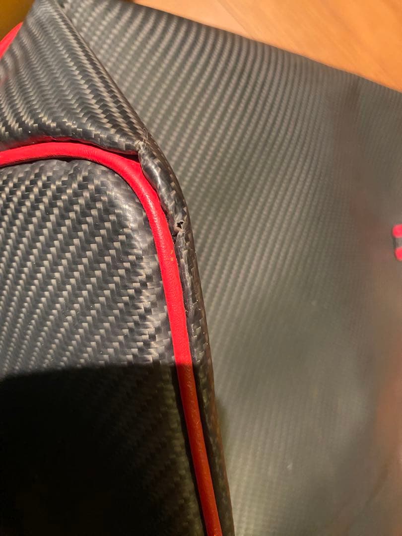 限定モデル　テクノモンスター　トートバッグ カーボンファイバー カーフレザー