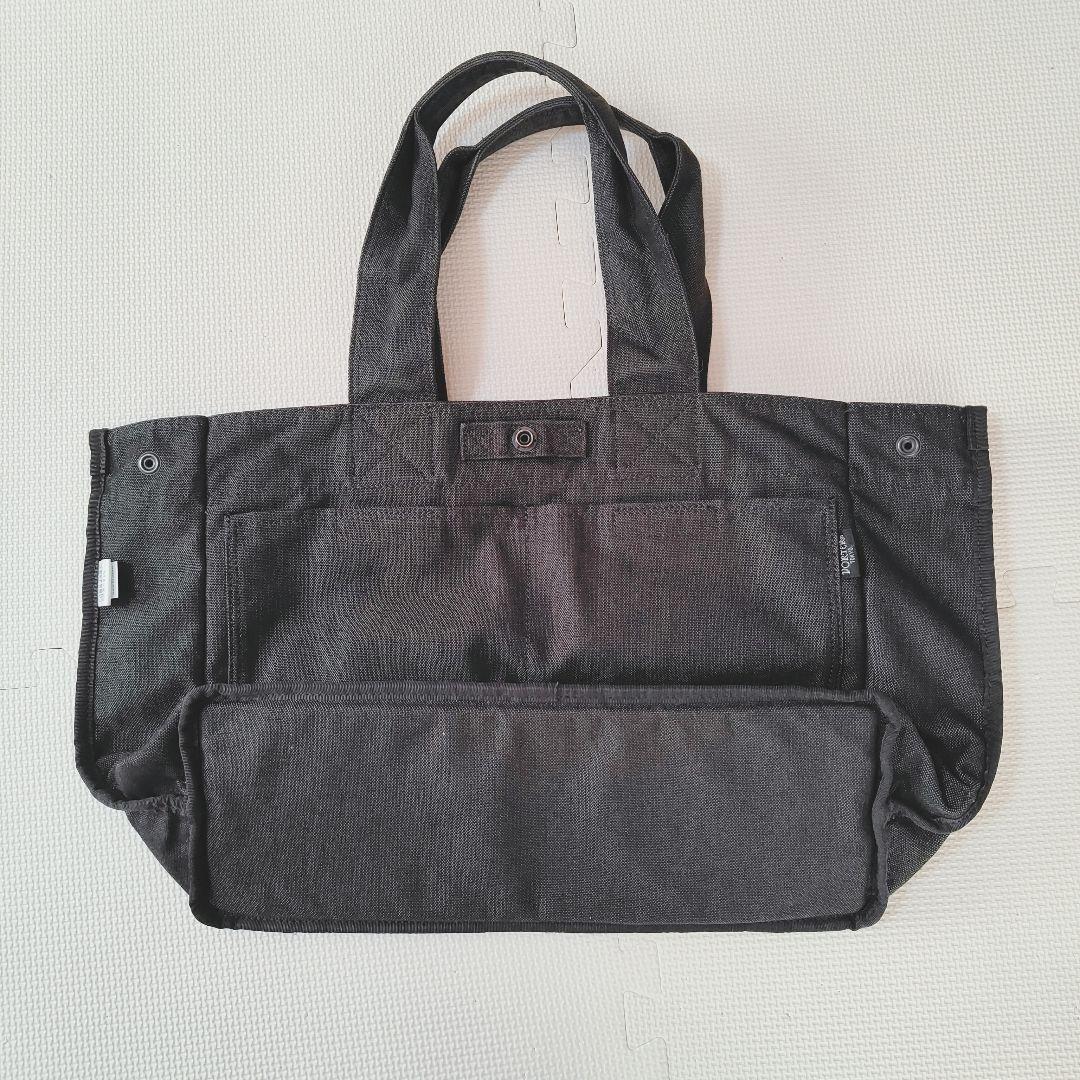 【美品】PORTER ポーター スモーキー トートバッグ　ブラック　黒　A4収納