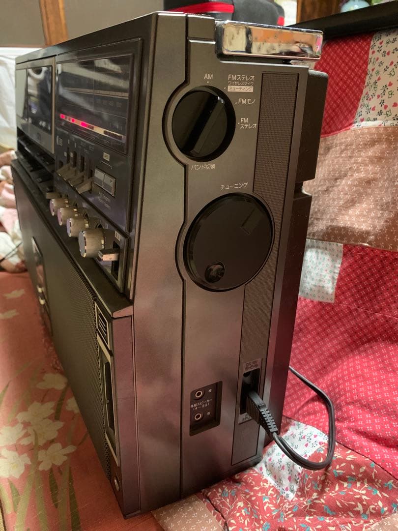 n*0様 通電確認済み　SHARP　シャープ ダブルラジカセ GF-818SBF