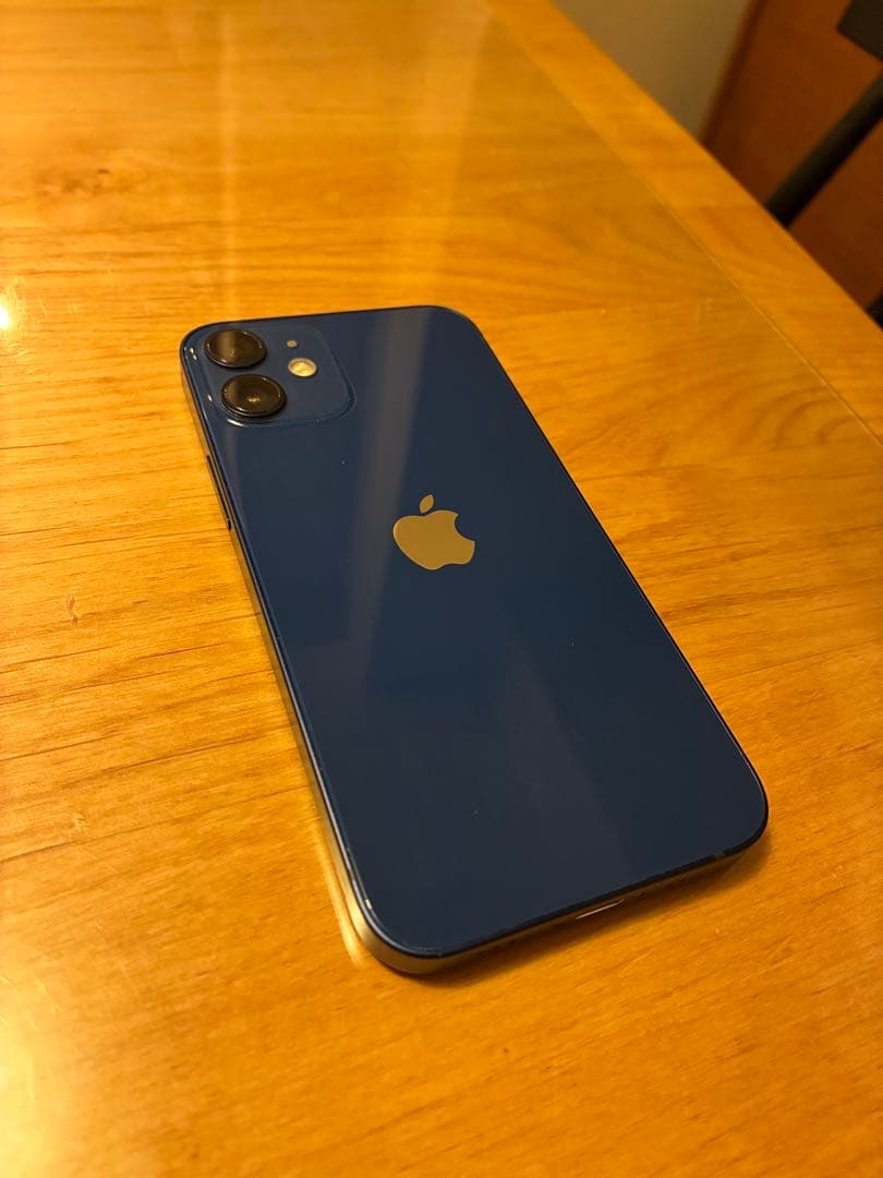 Apple iPhone 12mini 128GB ＊ブルー バッテリー77%