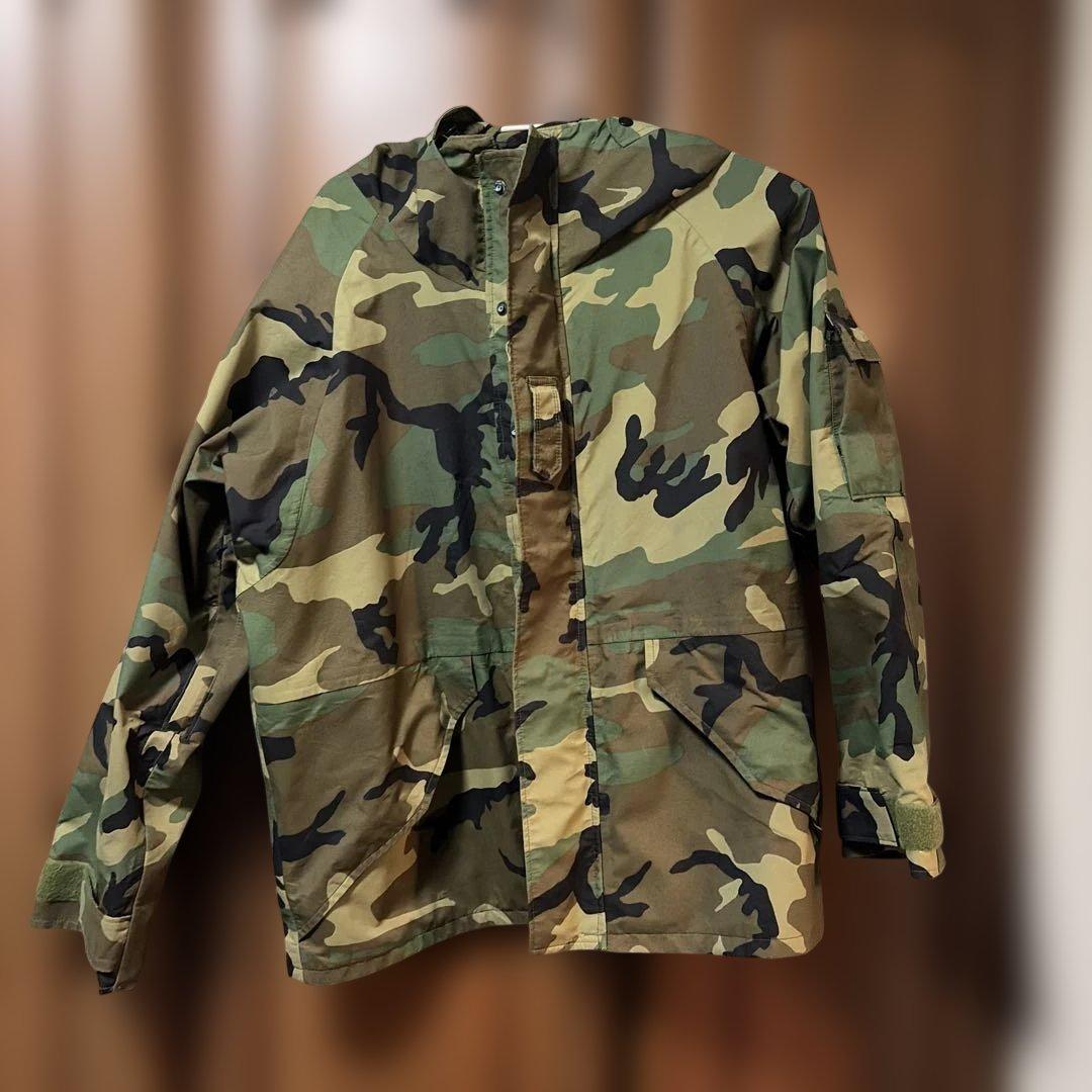 ECWCS ゴアテックス パーカー ウッドランドカモ MEDIUM