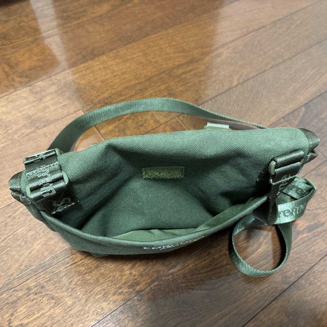 supreme ミニメッセンジャーバッグ オリーブ　ショルダーバッグ