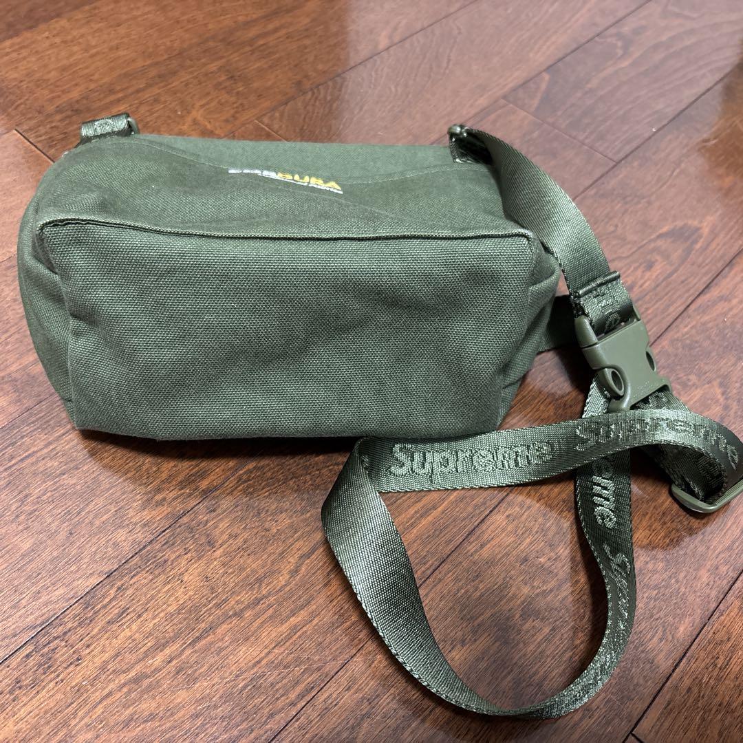 supreme ミニメッセンジャーバッグ オリーブ　ショルダーバッグ