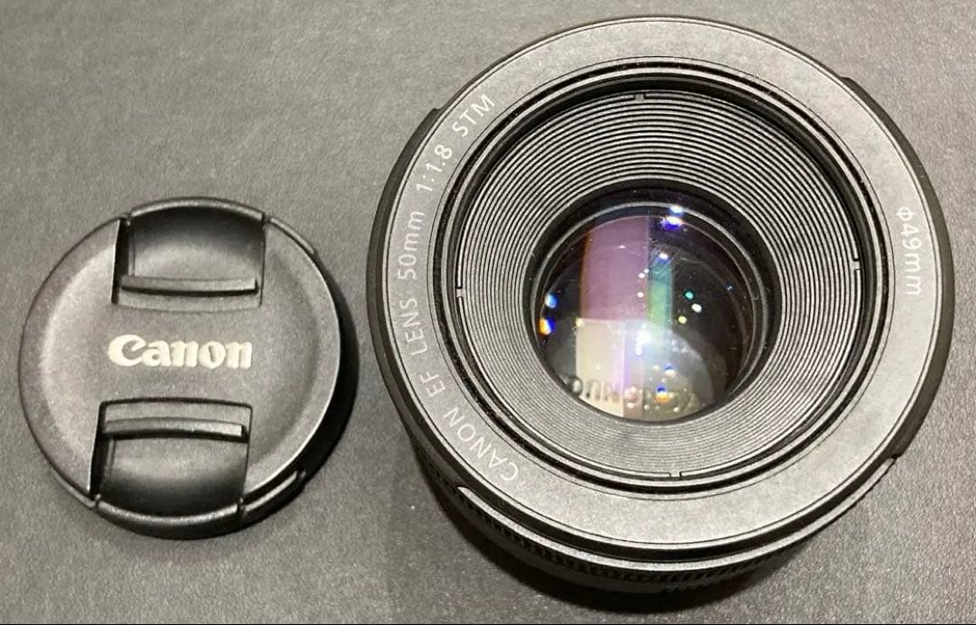 美品 Canon EF50mm F1.8 STM 単焦点レンズ