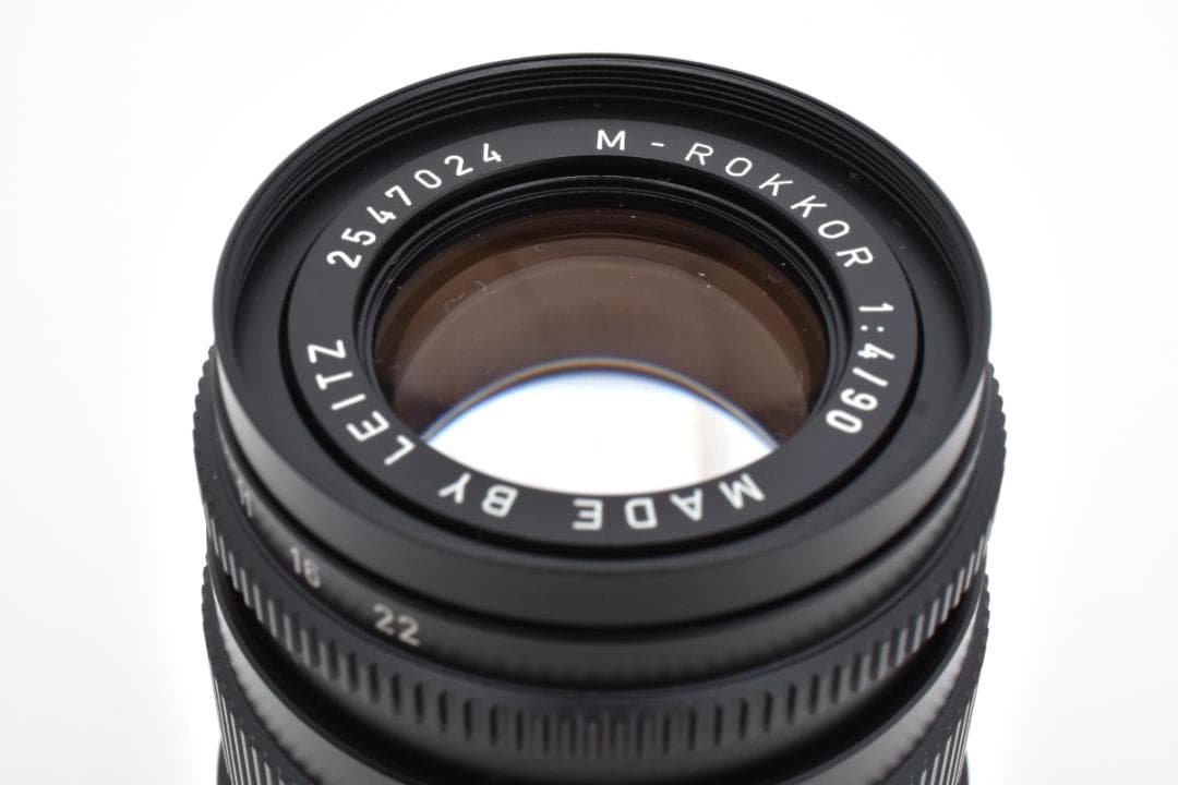 【純正フード付き】ミノルタ M.ROKKOR 90mm F4 CL用 カメラ
