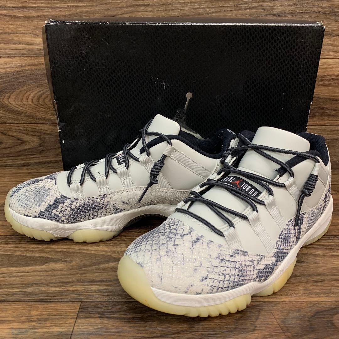 中古 Nike Air Jordan 11 Low Snakeskin