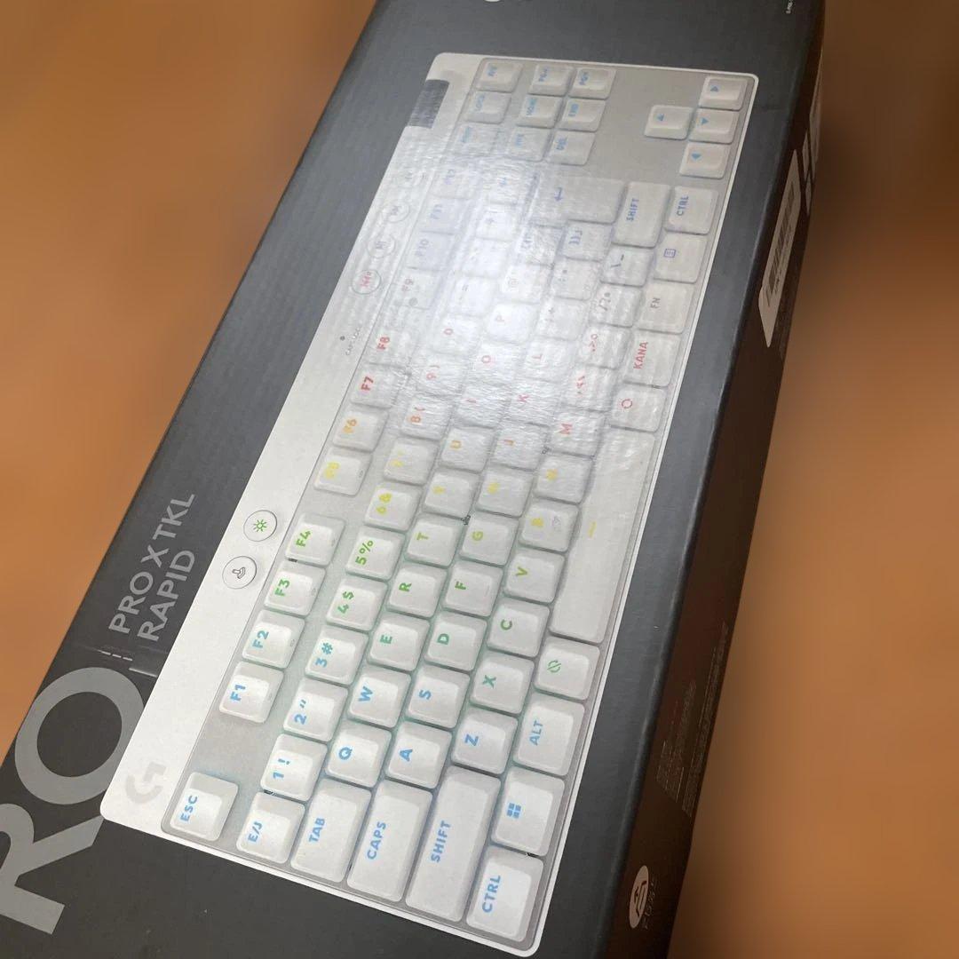 Logitech PRO X TKL RAPID ホワイトキーボード
