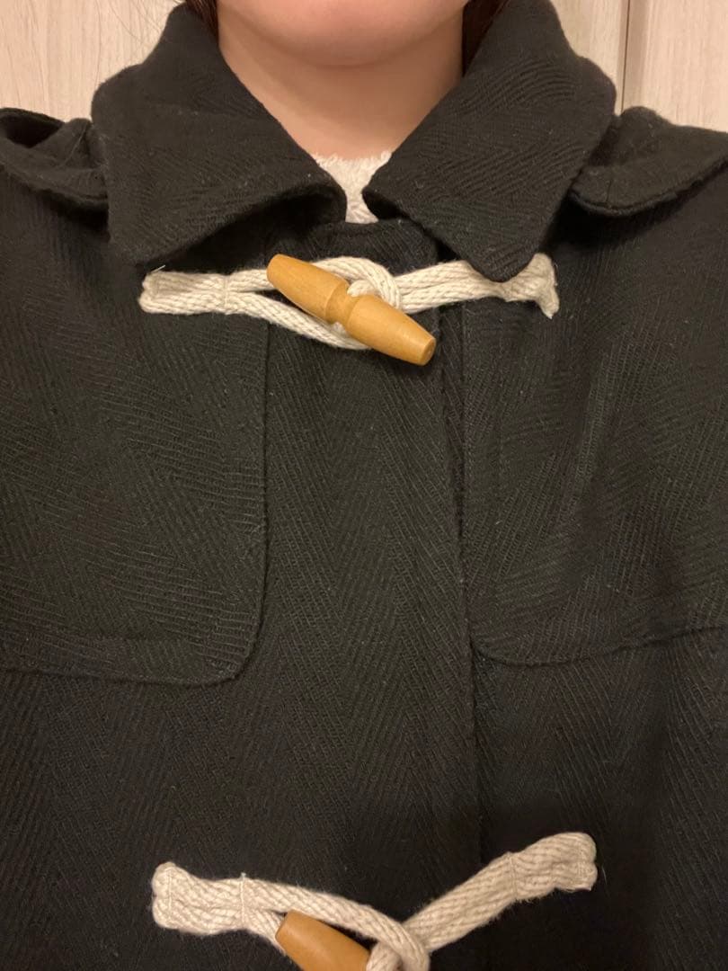 FREAK'S STORE ブラック ダッフルコート