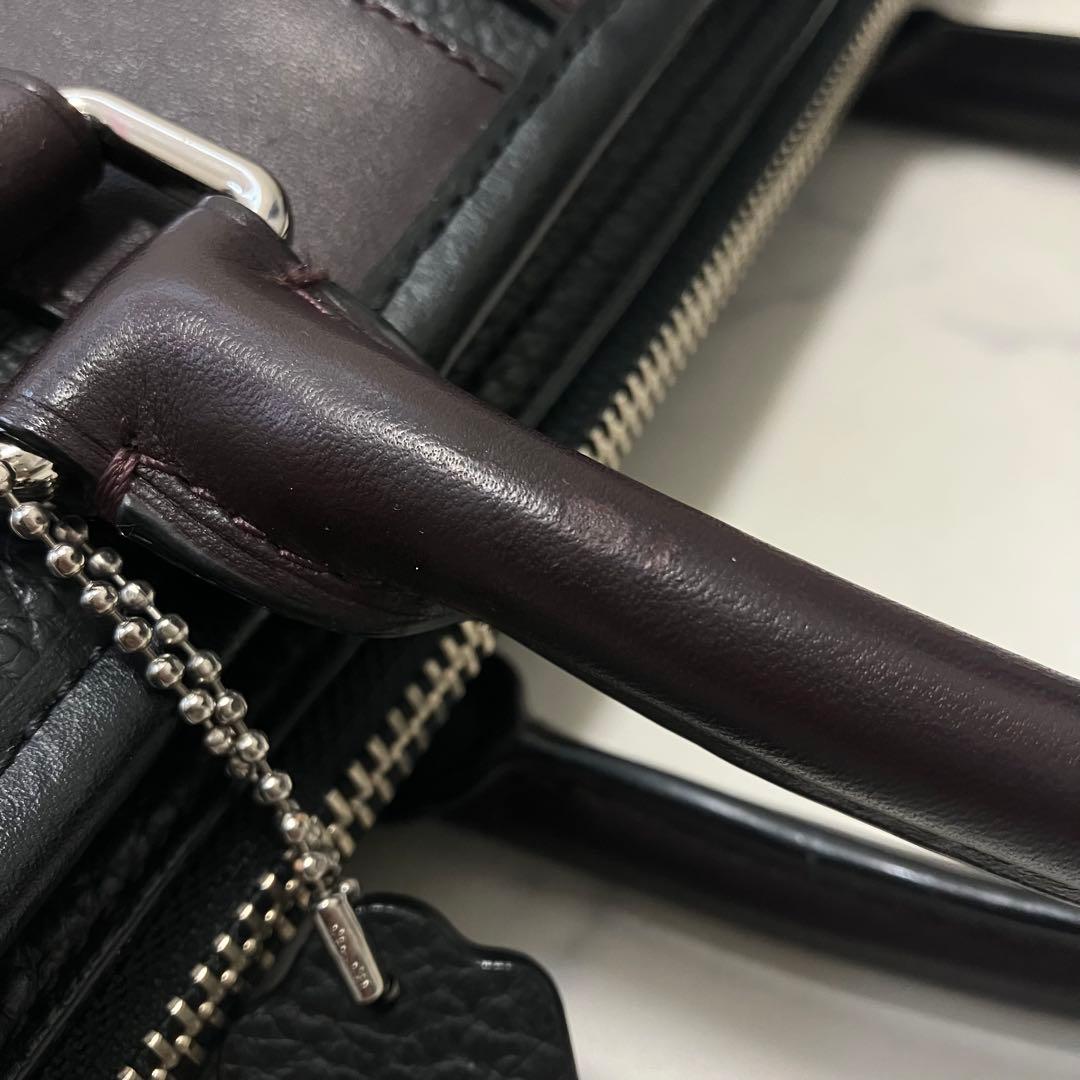 COACH✨コーチ　ビジネスバッグ　ショルダーバッグ　バイカラー