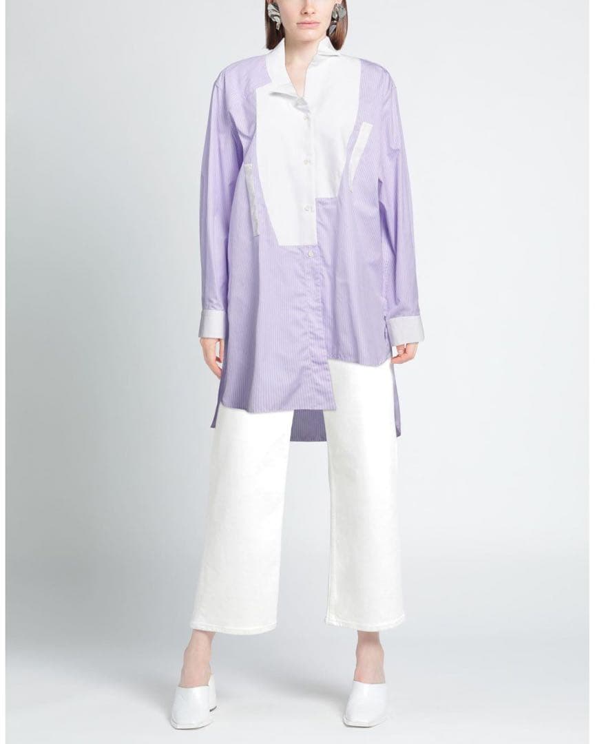 LOEWE ロエベ ストライプ シャツ ワンピース 　 XS　オーバーサイズ