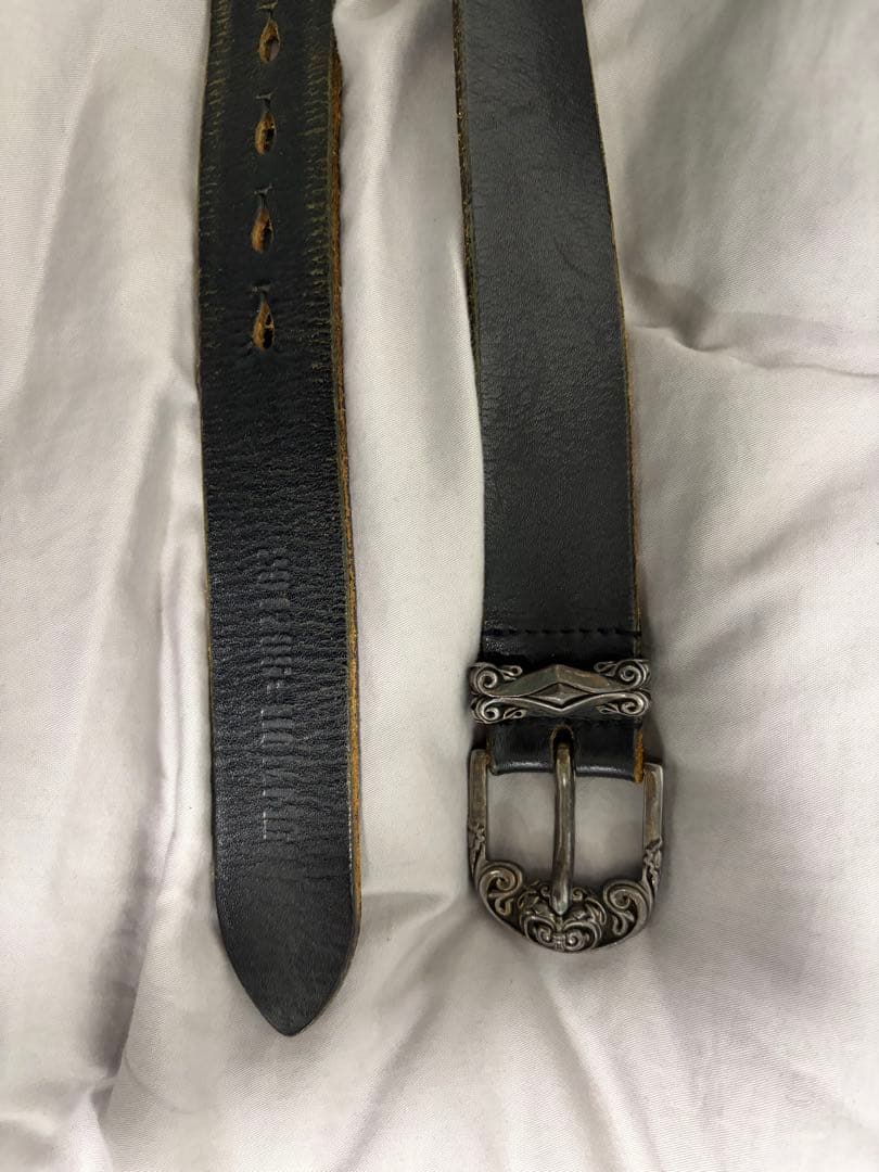 291295 革ベルト シルバー　銀　sv950刻印　バックル