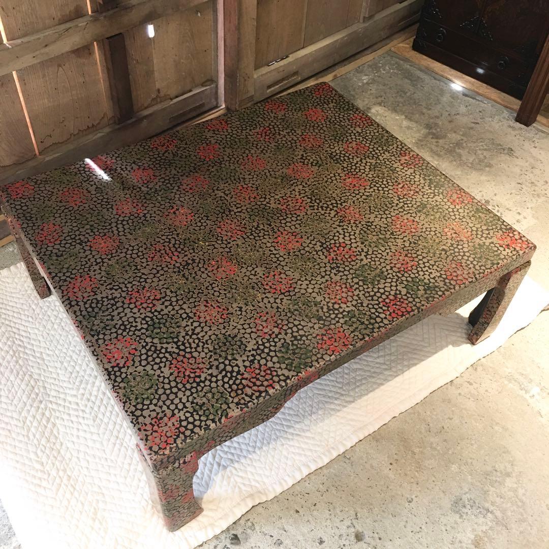 津軽塗 座卓 テーブル 伝統工芸品 漆塗り