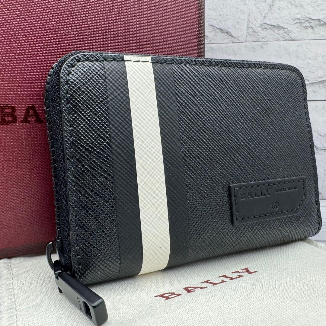 【未使用級】BALLY トレインスポッティング ケース　レザー　ブラック