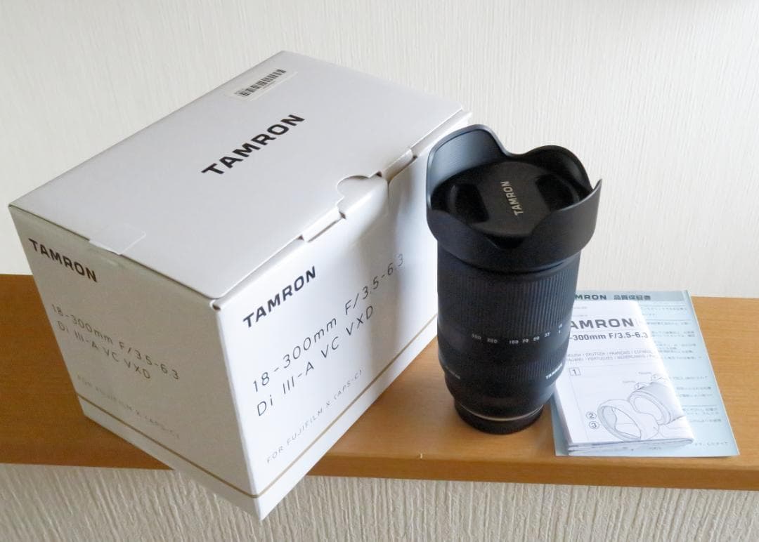 超美品【Fuji Xマウント】TAMRON 18-300mm F3.5-6.3