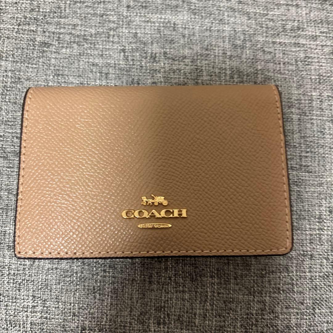 値下げしました【COACH】ビジネス カード ケース　名刺入れレザーカードケース