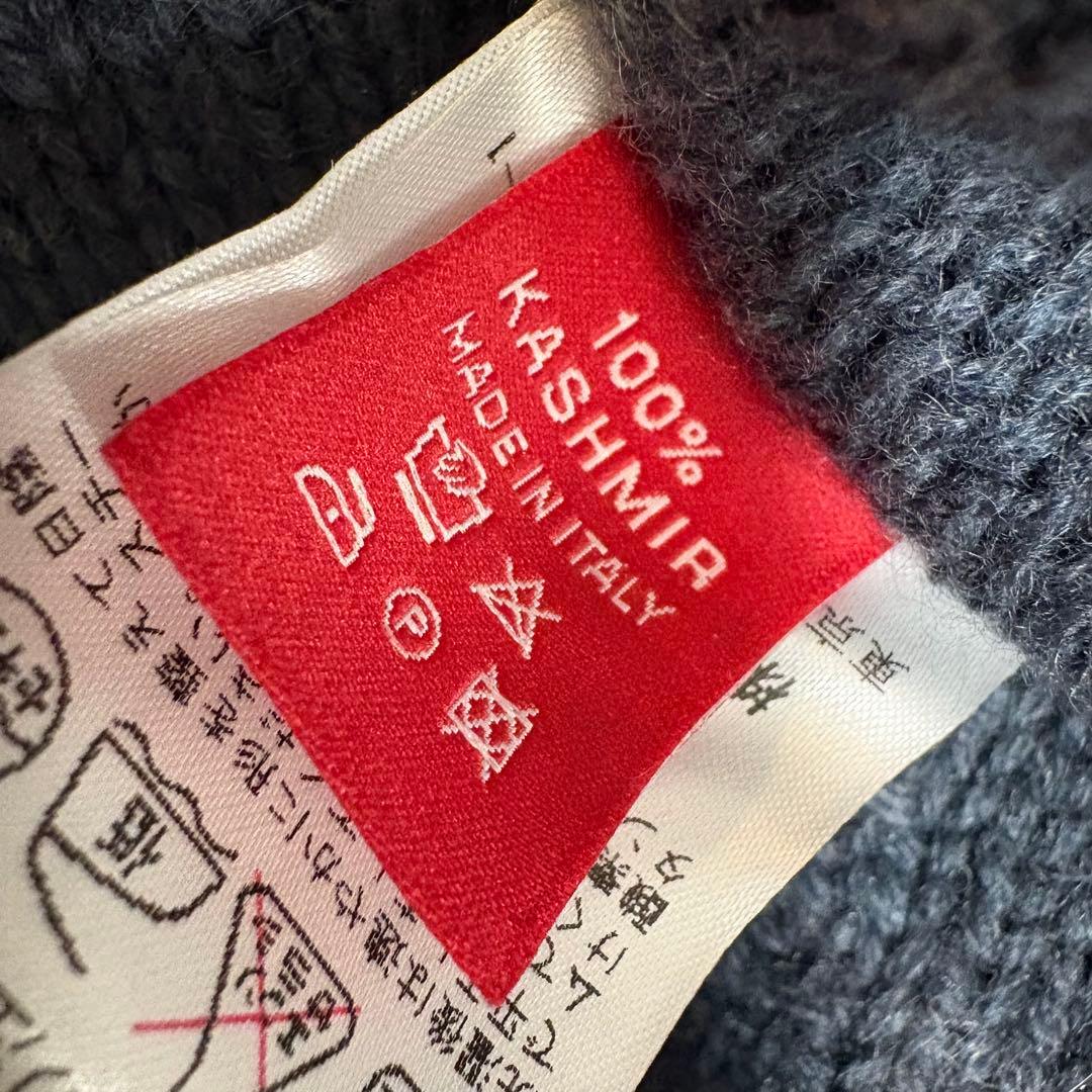 PIACENZA ピアチェンツァ カシミア100％ ケーブル編ニット イタリア製