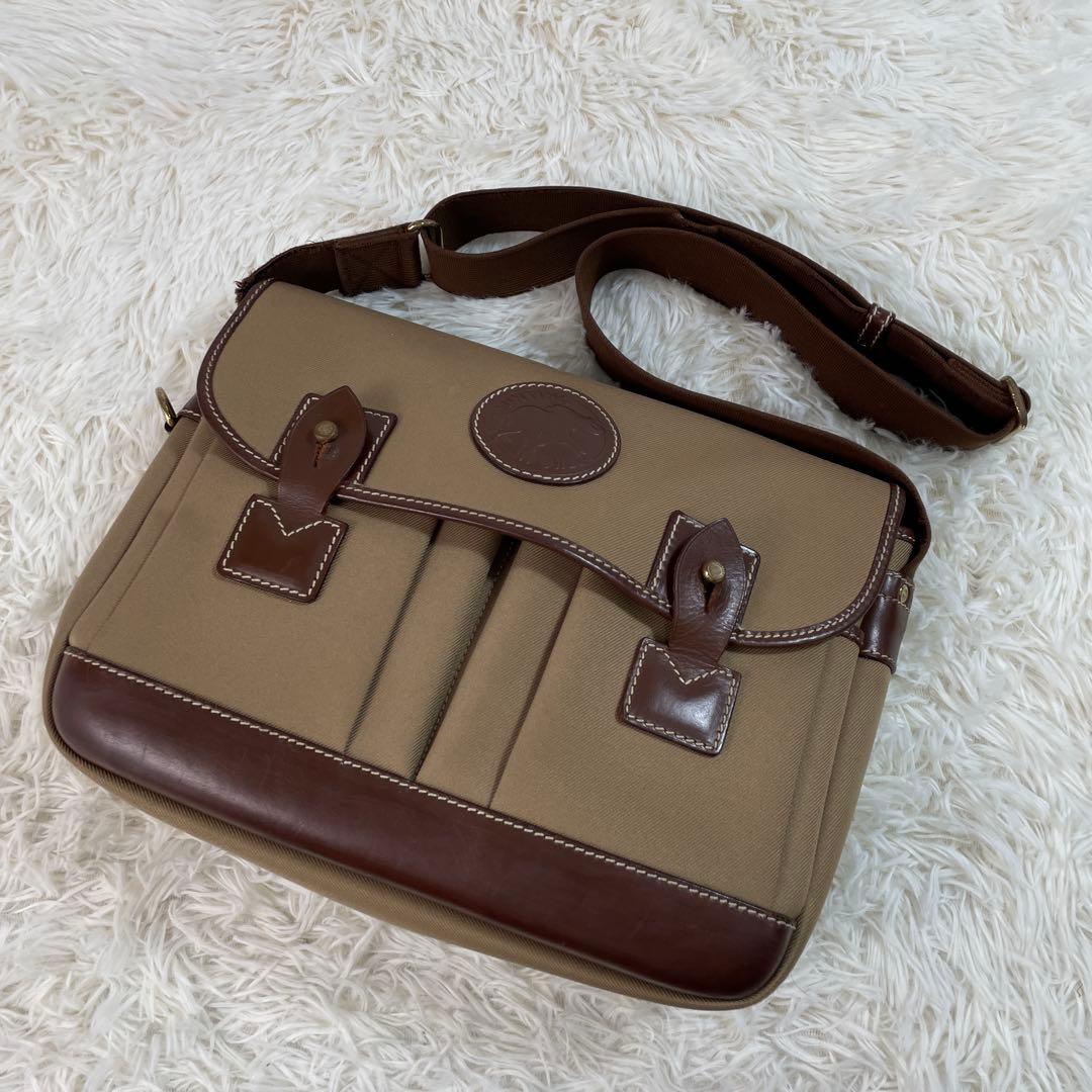 ハンティングワールド メッセンジャーバッグ カーキ