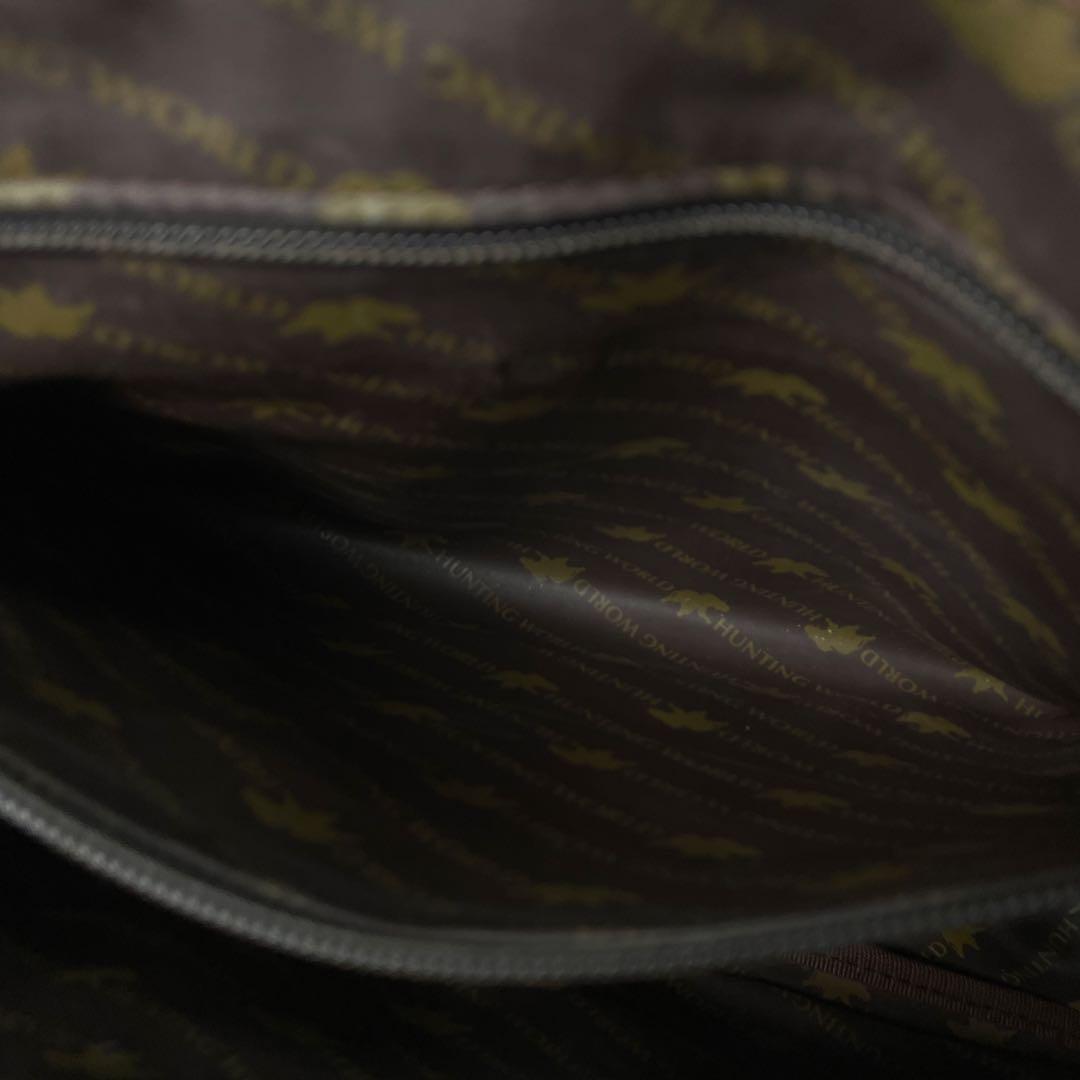 ハンティングワールド メッセンジャーバッグ カーキ