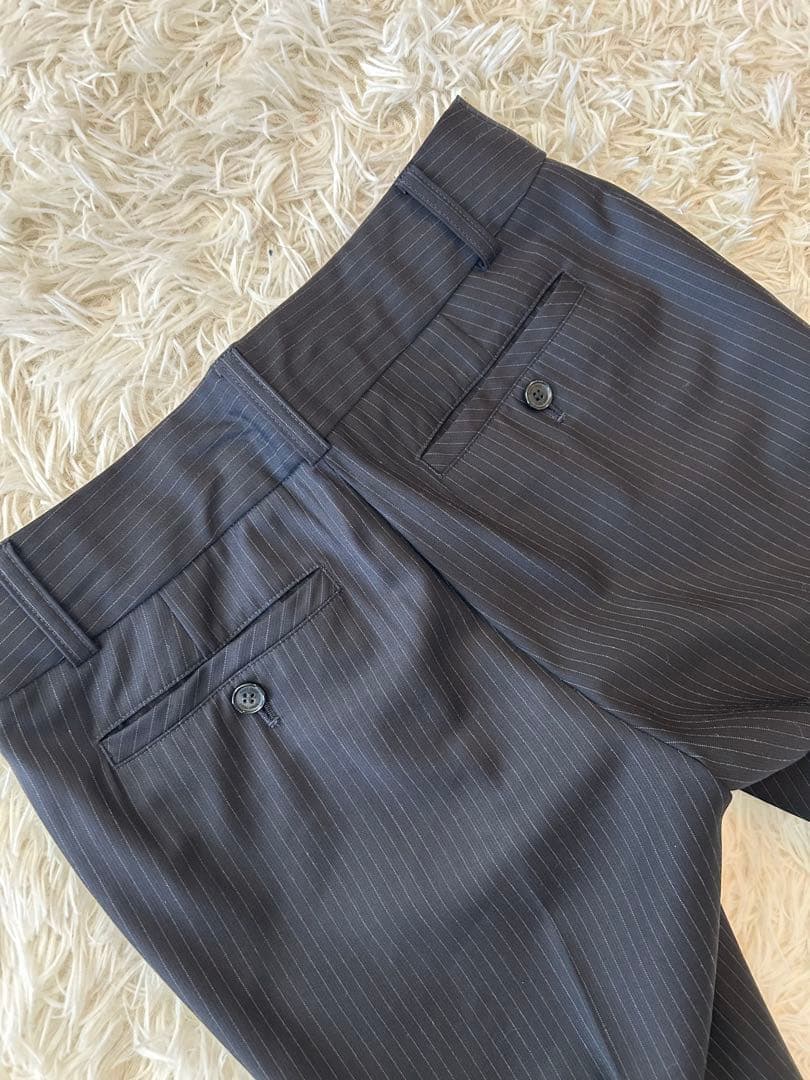 極美品！23区ストライプ パンツスーツ クリーニング済 ヨーロッパインポート生地