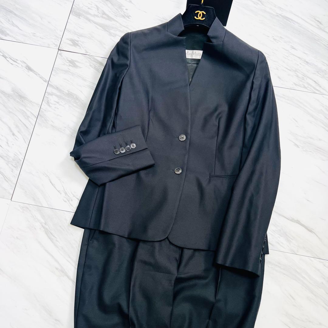 美品 LLサイズ マックスマーラ 白タグ パンツスーツ セットアップ