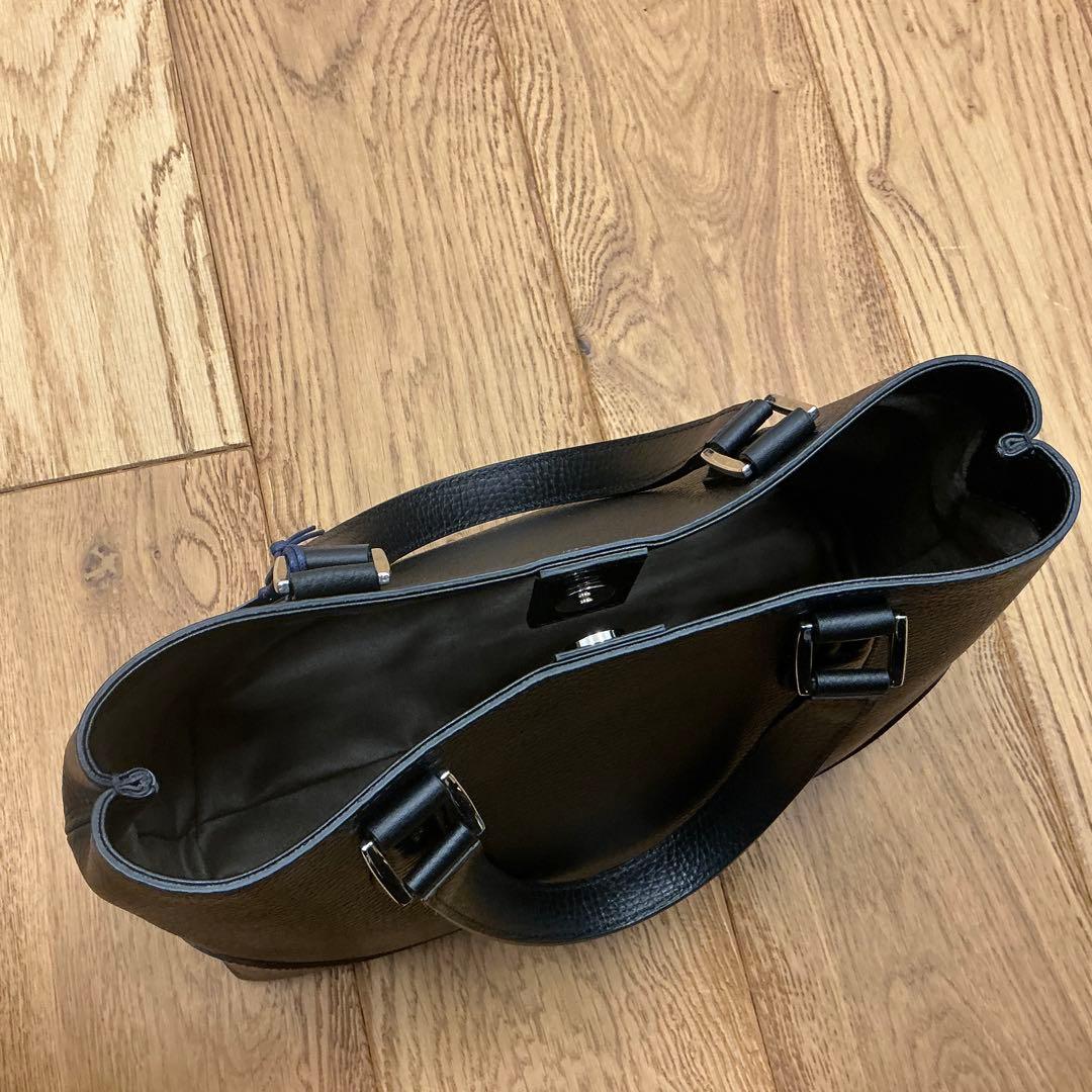 PELLE MORBIDA ブラック トートバッグ 保存袋付き