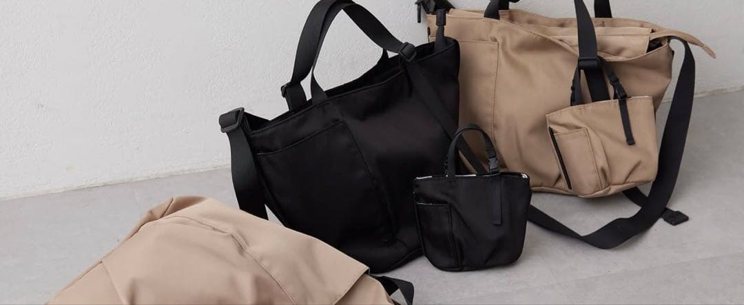 アジャスタートートバッグ　S