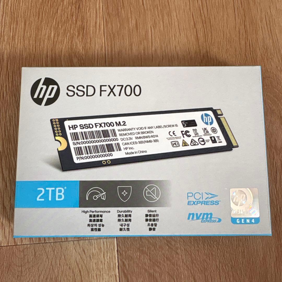 内蔵型SSD HP SSD FX700 2TB M.2 PCIe 4.0