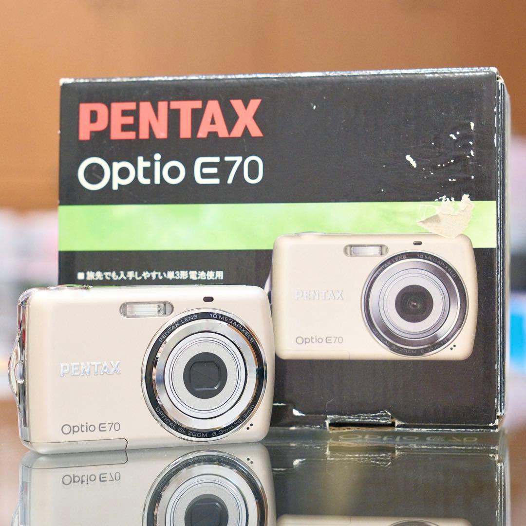 極美品！ 動作品 CCD 平成レトロ PENTAX Optio E70 元箱付き