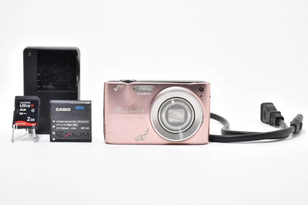カシオ　CASIO EXILIM EX-Z400 ピンク 動作確認済 A318