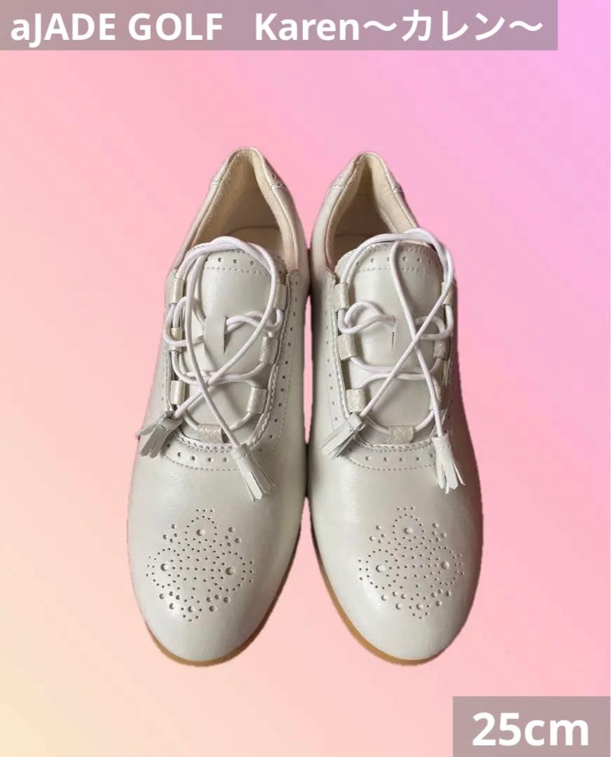 【★ゴルフシューズ★】aJADE GOLF アジェイド Karen 定価3万円弱