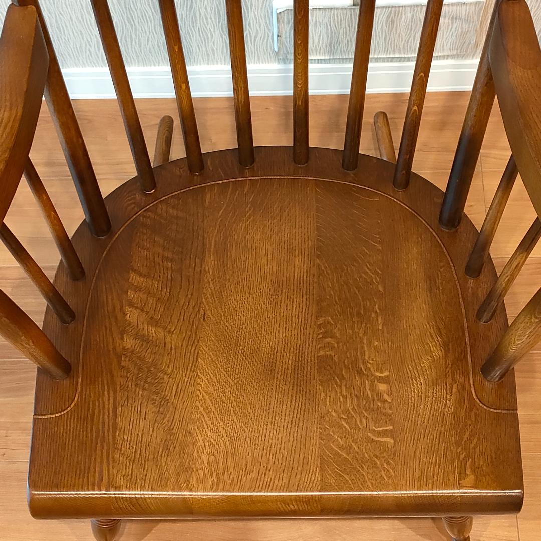 美品　飛騨産業　ロッキングチェア　穂高　キツツキ