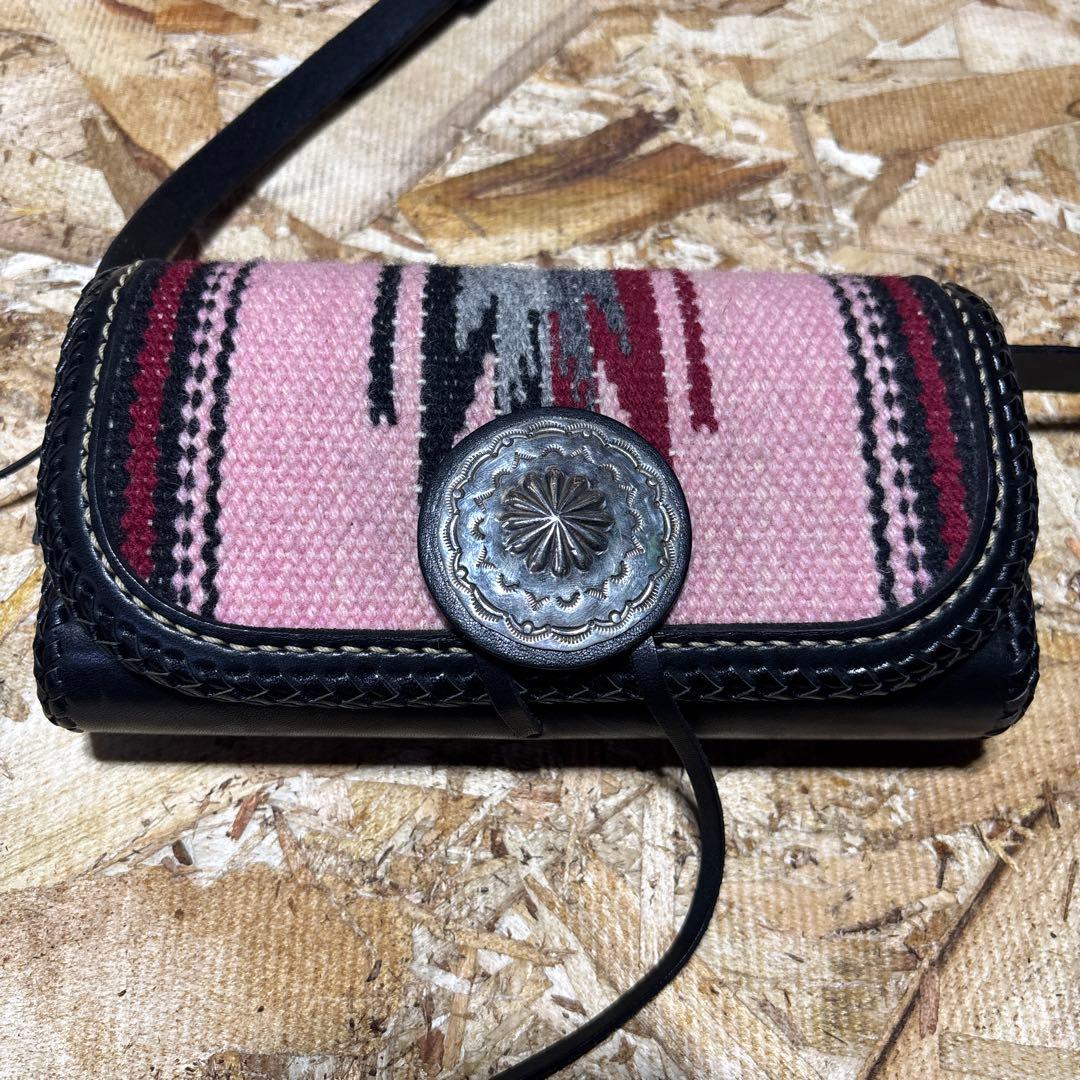 ラッキージョン　オルテガ　ショルダーウォレット　超美品