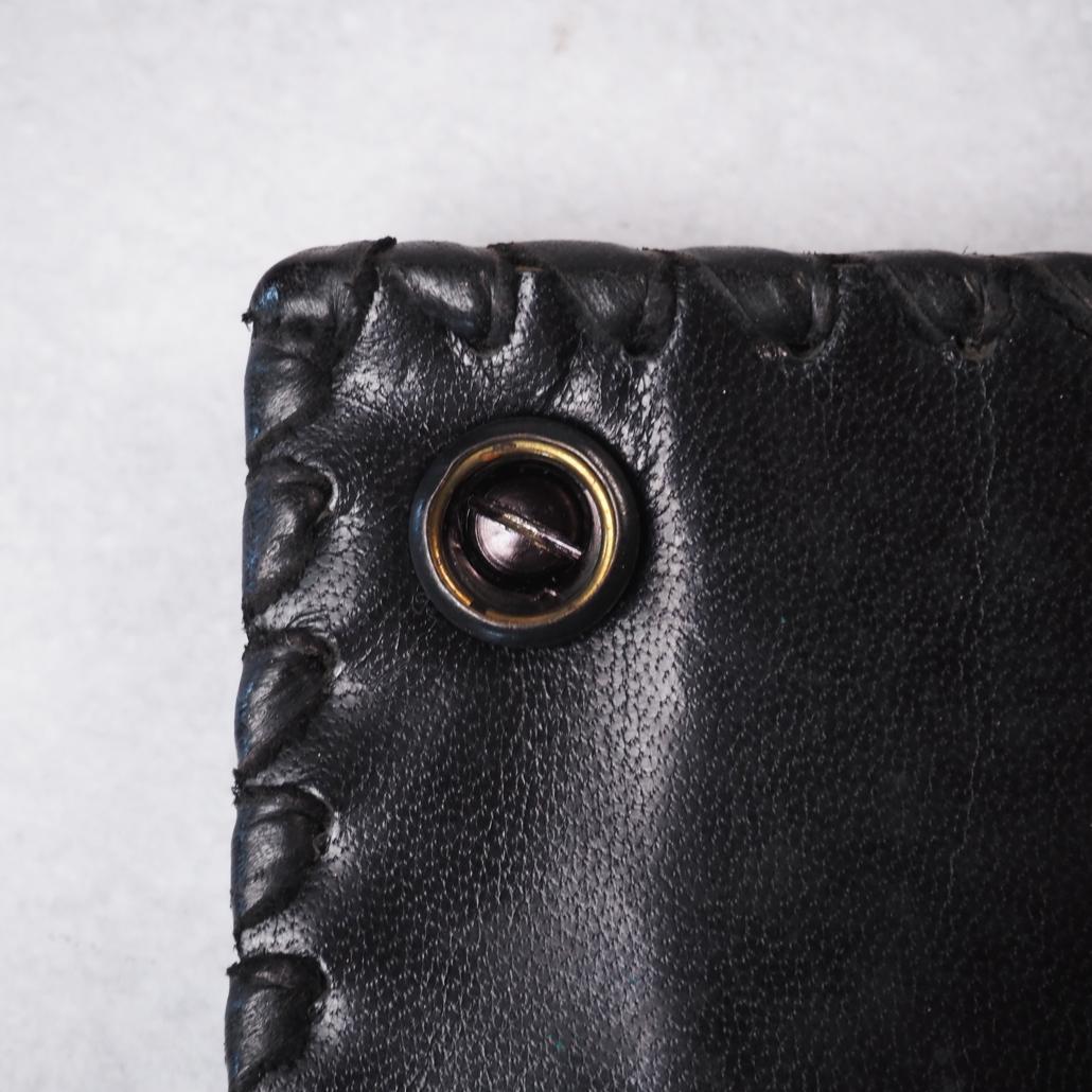 LEATHERS AND TREASURES バイカーウォレット Y2K エイ革