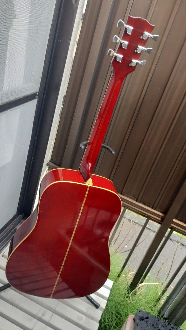 美品 激鳴り！ ジャパンビンテージ DOVE Wピックアップ付エレアコ