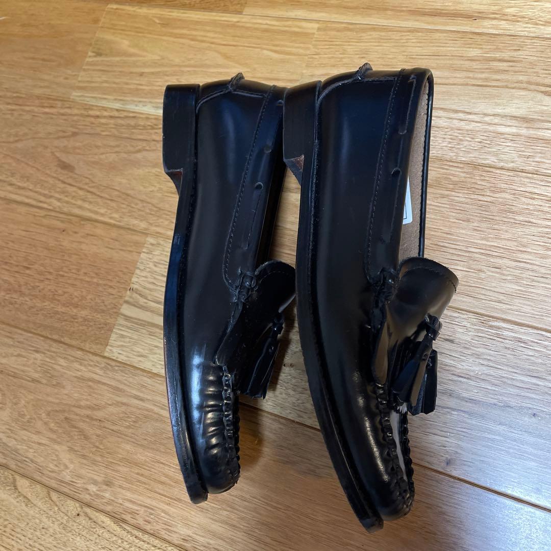 WEEJUNS 黒 フリンジ ローファー　22.5〜23センチ