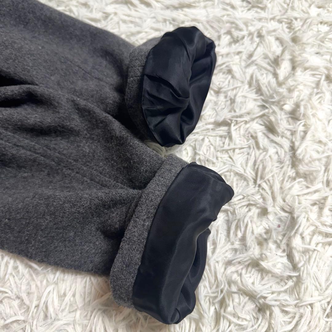 【近年極美品✨】マーガレットハウエル　ソフトウール コート チャコールグレー