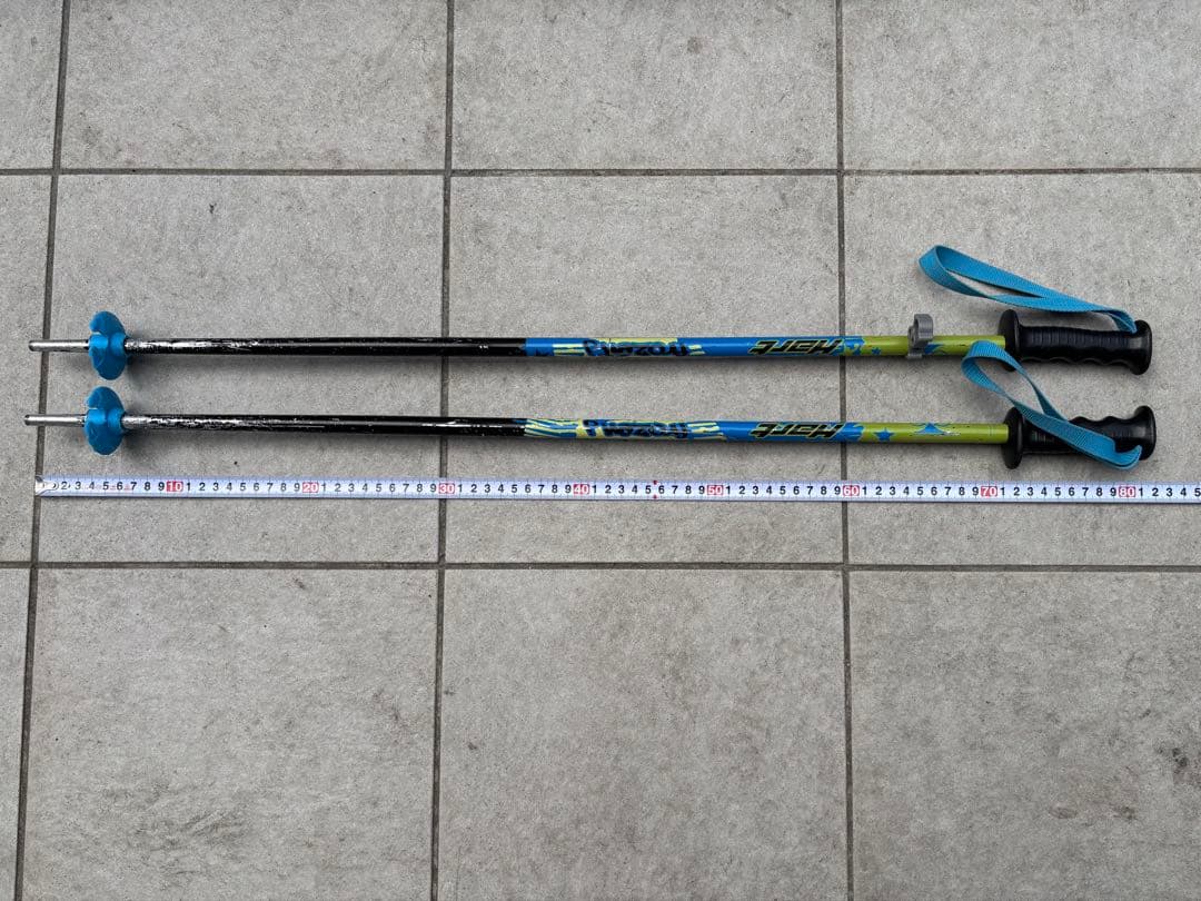 K2 INDY スキー板 124cm ビンディング付、ブーツ、ポール　3点セット