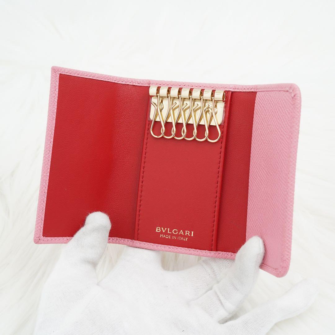 新品未使用品　箱・カード付き　BVLGARI ブルガリ　キーケース　サークル金具