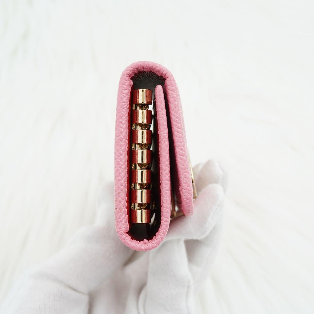 新品未使用品　箱・カード付き　BVLGARI ブルガリ　キーケース　サークル金具