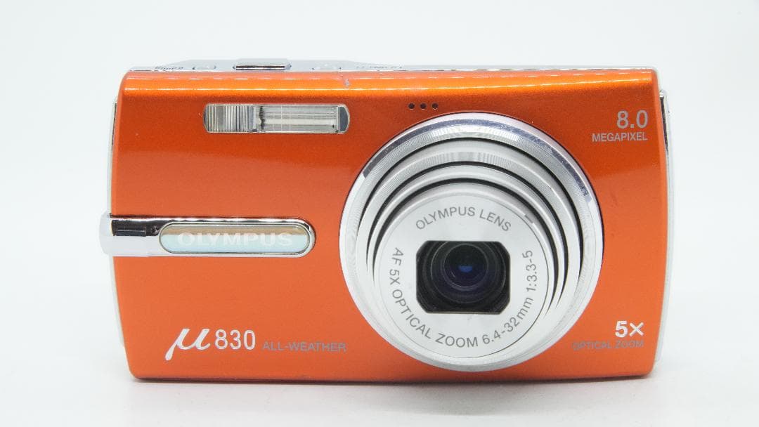 【A3117】 OLYMPUS µ 830 オリンパス ミュー オレンジ