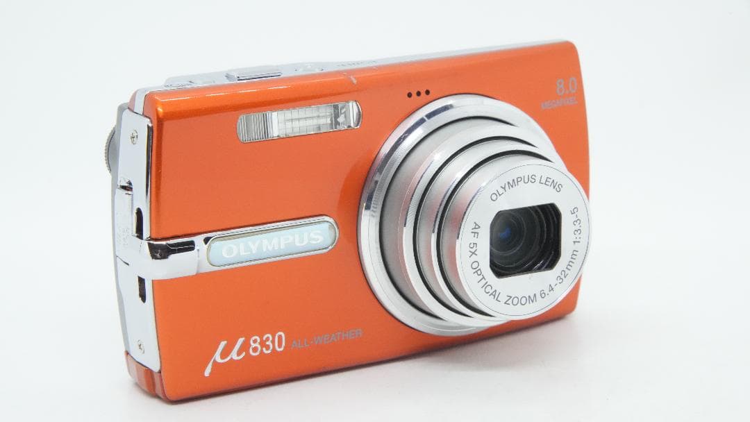 【A3117】 OLYMPUS µ 830 オリンパス ミュー オレンジ