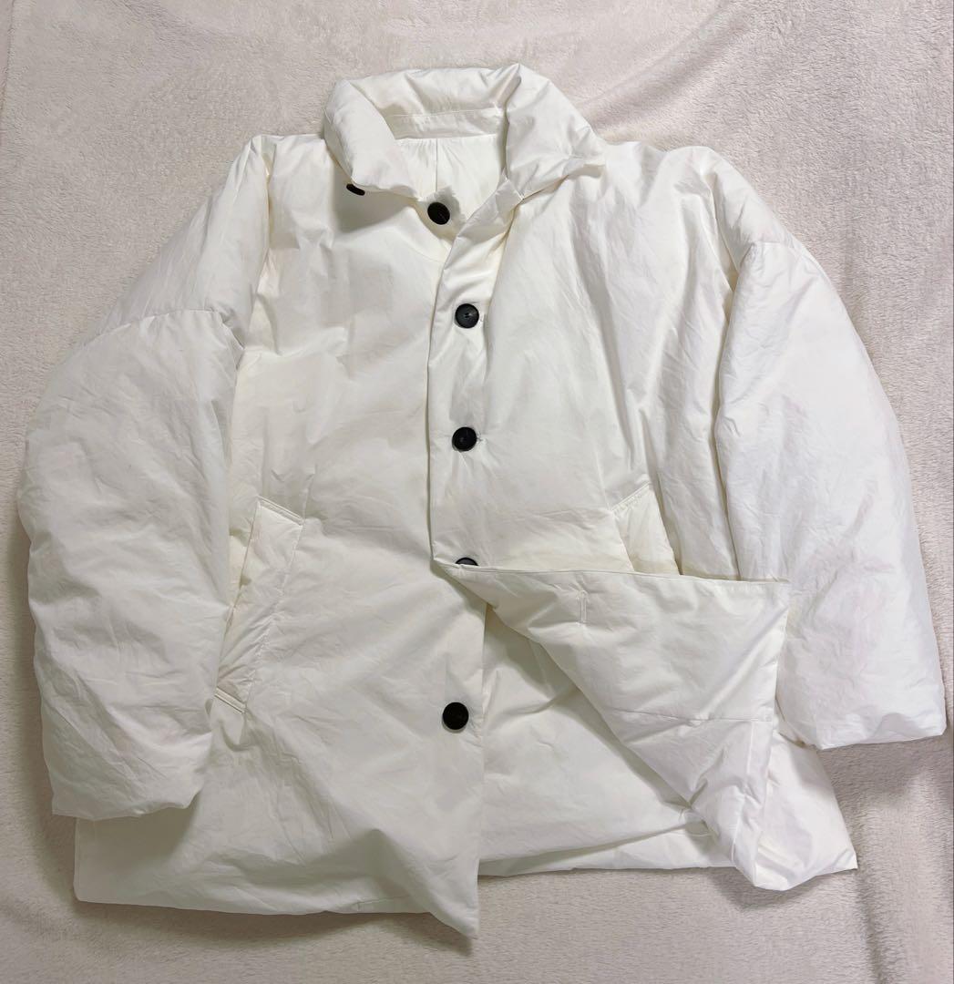 yoko sakamoto ヨーコサカモト 24AW ダウン ロングコートL 白