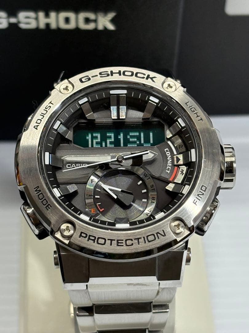 美品❗️CASIO・ G-SHOCK・GSTーB200D・ソーラー・スマホリンク