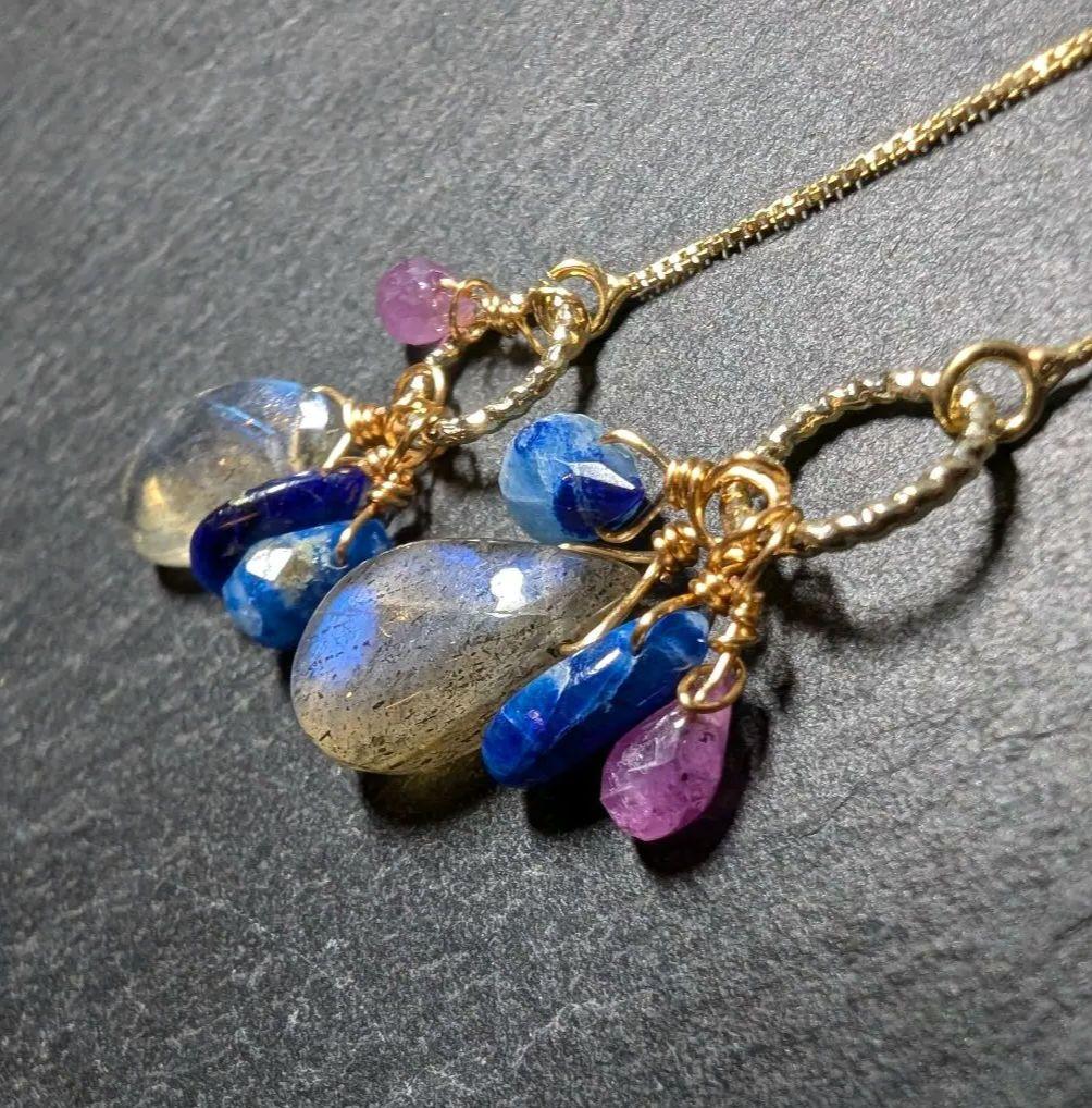 mi-ko✨ リクエスト 3点 まとめ商品 オパールリング　ラブラドライト