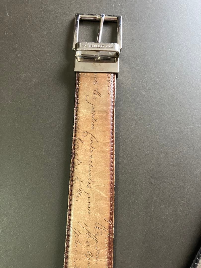 ベルルッティ リバーシブルベルト　95/38